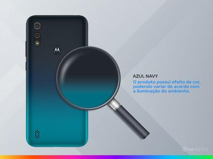 Imagem de Smartphone Motorola Moto E6S 64GB Azul Navy 4G Octa-Core 4GB RAM 6,1” Câm. Dupla + Selfie 5MP