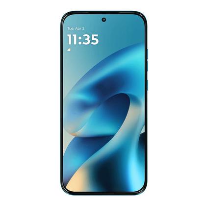 Imagem de Smartphone Motorola Moto G Max 5G 256GB - Azul Claro, 24GB (8GB RAM + 16GB RAM Boost), Câmera 200MP e Tela 6,8"