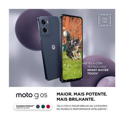 Smartphone Motorola Moto G05, 50 MP, 256 GB, 4G, Grafite - XT2523