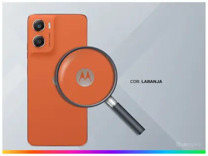 Imagem de Smartphone Motorola Moto g06 128GB 4GB Ram Laranja 6,9" Câm. 50MP + Selfie 8MP
