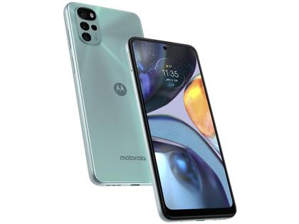 Imagem de Smartphone Motorola Moto G22 128GB Verde 4G 4GB RAM Tela 6,5" Câm. Quádrupla + Selfie 16MP