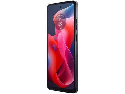 Imagem de Smartphone Motorola Moto G24 128GB Grafite 4GB + 4GB RAM Boost 6,6" Câm. Dupla + Selfie 8MP Dual Chip