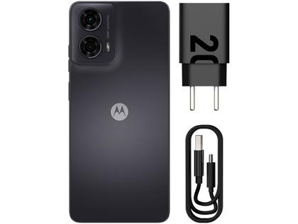 Imagem de Smartphone Motorola Moto G24 128GB Grafite 4GB + 4GB RAM Boost 6,6" Câm. Dupla + Selfie 8MP Dual Chip
