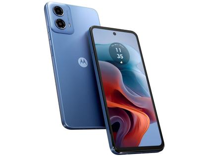 Imagem de Smartphone Motorola Moto G34 128GB Azul 5G 4GB RAM Boost 6,5" Câm. Dupla + Selfie 16MP Dual Chip