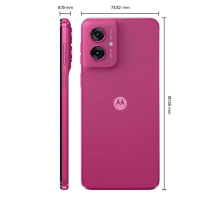 Imagem de Smartphone Motorola Moto G55 5G 256GB 16GB RAM Boost Câmera Traseira Dupla 50MP + 8MP Selfie 16MP Tela 6.5" Rosa