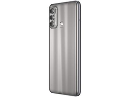 Smartphone Motorola Moto G60 128GB Prata 4G 4GB RAM Tela 6,8” Câm. Tripla + Selfie 32MP Imagem de Smartphone Motorola Moto G60 128GB Prata 4G 4GB RAM Tela 6,8” Câm. Tripla + Selfie 32MP