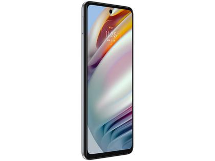 Smartphone Motorola Moto G60 128GB Prata 4G 4GB RAM Tela 6,8” Câm. Tripla + Selfie 32MP Imagem de Smartphone Motorola Moto G60 128GB Prata 4G 4GB RAM Tela 6,8” Câm. Tripla + Selfie 32MP