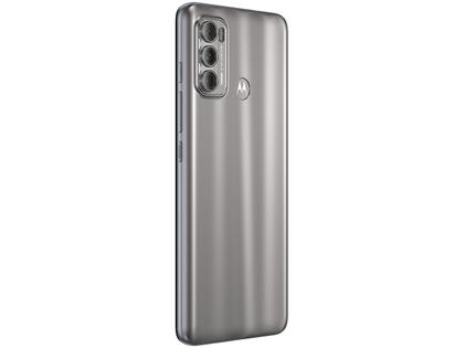 Smartphone Motorola Moto G60 128GB Prata 4G 4GB RAM Tela 6,8” Câm. Tripla + Selfie 32MP Imagem de Smartphone Motorola Moto G60 128GB Prata 4G 4GB RAM Tela 6,8” Câm. Tripla + Selfie 32MP