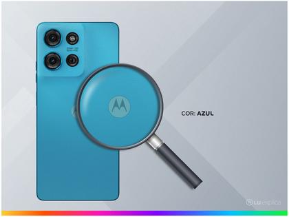 Imagem de Smartphone Motorola Moto G75 256GB Azul 5G 8GB RAM 6,8" Câm. Dupla Selfie 16MP
