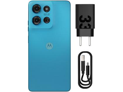Imagem de Smartphone Motorola Moto G75 256GB Azul 5G 8GB RAM 6,8" Câm. Dupla Selfie 16MP