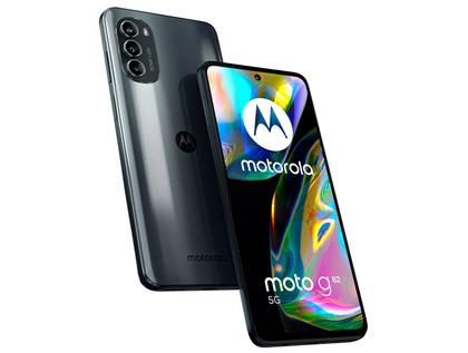 Imagem de Smartphone Motorola Moto G82 128GB Preto 5G Octa-Core 6GB RAM 6,6” Câm. Tripla + Selfie 16MP - Octa-Core 6GB RAM 6,6”