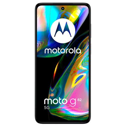 Imagem de Smartphone Motorola Moto G82 XT2225-1M, Branco, 5G, 128GB, 6GB RAM, Octa-Core, Tela 6.6", Câm. Tripla + Selfie 16MP