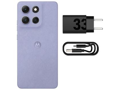 Imagem de Smartphone Motorola Moto G86 512GB 5G 8GB RAM Lilás 6,7" Câm. Dupla + Selfie 32MP