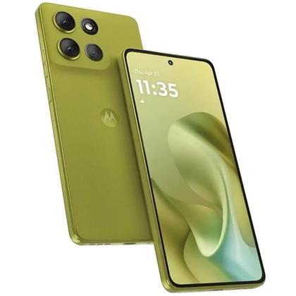 Imagem de Smartphone Motorola Moto g86 5G 256GB Golden Cypress 24GB Ram Tela 1.5K pOLED, 50MP Sony camera OIS Moto AI