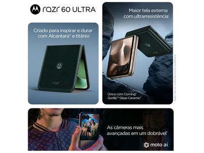 Imagem de Smartphone Motorola Razr 60 Ultra 1TB Vermelho 5G 32GB RAM 7" Câm. Dupla + Selfie 50MP