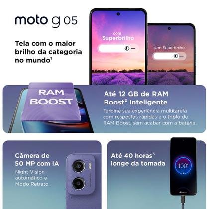 Imagem de Smartphone Motorola XT2523-2 G05 128GB 4G Cinza