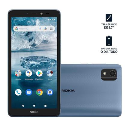 Smartphone Nokia C2 2nd Edition 4G 32GB 2GB RAM Tela 5,7 Câmera