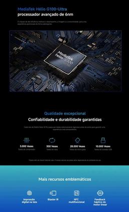 Imagem de Smartphone Note 14 PRO NFC Câmera tripla 200MP 32mp frontal 256GB tela AMOLED 120Hz FHD plus