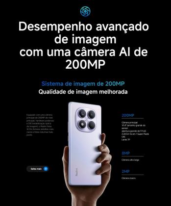 Imagem de Smartphone Note14 PRO NFC Câmera tripla 200MP  32mp frontal 256GB tela AMOLED 120Hz FHD plus, Design e Performance celular Premium