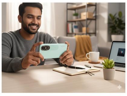 Imagem de Smartphone OPPO A58 256GB Verde 4G 8GB + 8GB (RAM+) 6,72" Câm. 50MP + Selfie 8MP Dual Chip