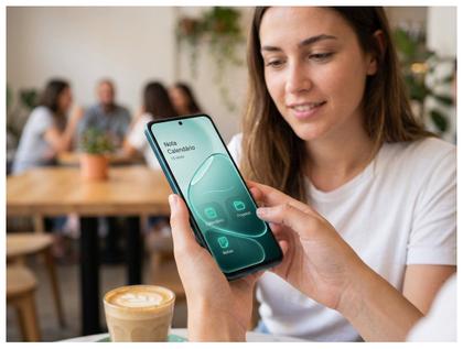 Imagem de Smartphone OPPO A6 256GB 6GB RAM+12GB RAM Boost Safira 6,75" Câmera Dupla 50MP+2MP + Selfie 8MP