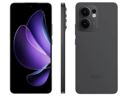 Smartphone OPPO Reno13 F 256GB Grafite 5G 12GB RAM 6,67" Câm. Tripla + Selfie 32MP