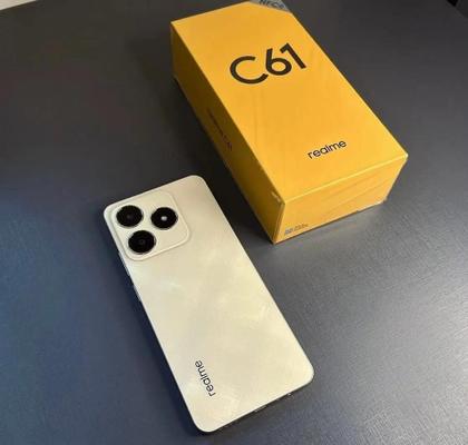 Smartphone Realme C61 256GB, 6GB RAM, Tela 6,74” 90Hz, Câm. 50MP