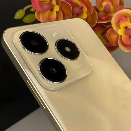 Imagem de Smartphone Realme C61 NFC 256GB  128GB 12GB Ramboost 50MP Câmera Dupla Tela 6.74, NFC Lançamento celular resistente Design Fino e elegante