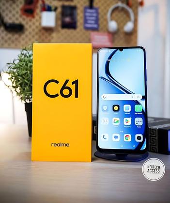 Imagem de Smartphone Realme C61 NFC 256GB  128GB 12GB Ramboost 50MP Câmera Dupla Tela 6.74, NFC Lançamento celular resistente Design Fino e elegante