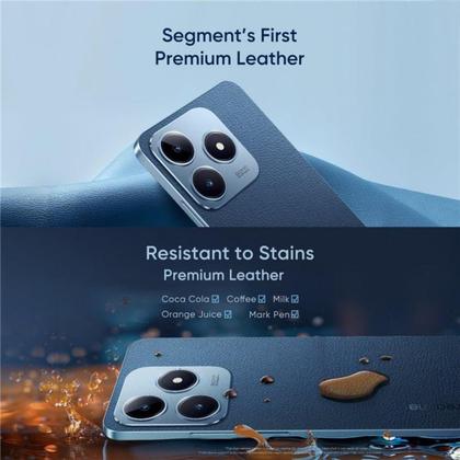 Imagem de Smartphone realme c63 rmx3939 nfc dual sim de 128gb / 6gb ram de 6.74 50mp / 8mp leather blue