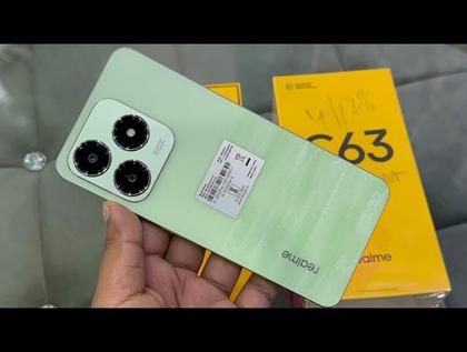 Imagem de Smartphone realme c63 rmx3939 nfc dual sim de 256gb 8gb ram de 6.74 50mp 8mp jade green anatel