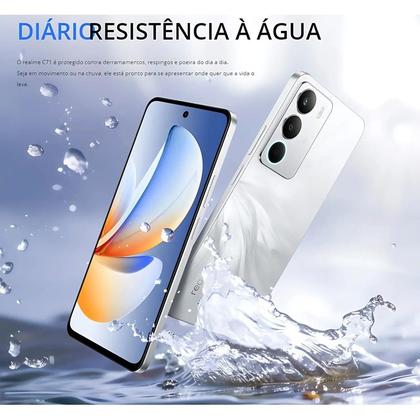 Smartphone Realme C71, 256GB, 8GB RAM, Android 15, Câmera 50MP