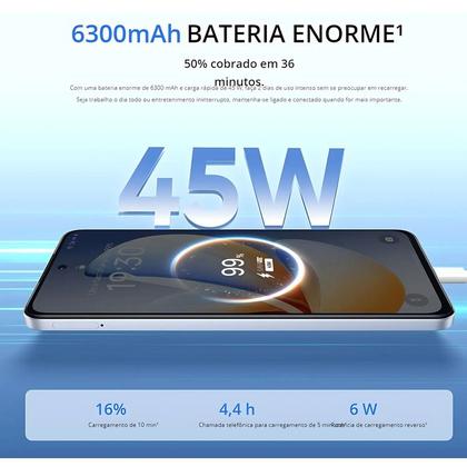 Imagem de Smartphone Realme C71, 256GB, 8GB RAM, Android 15, Câmera 50MP, Tela 6,6 120Hz, Bateria 6300mAh, NFC, Dual SIM, Verde