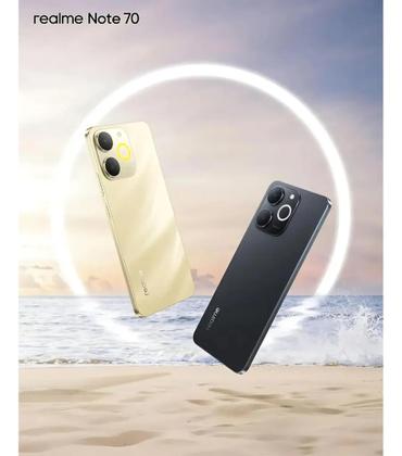 スマートフォン本体 realme Note 70T 128GB Beach Gold Smartphone Realme Note 70 8GB RAM 256GB Tela 6,74