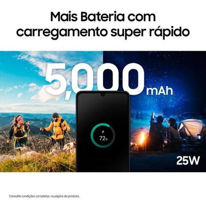 Imagem de Smartphone Samsung A06 4G 128GB 4GB RAM Tela 6,7