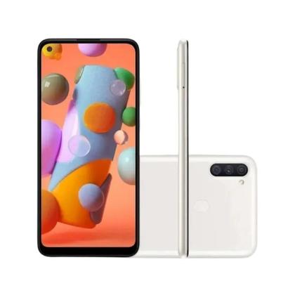 Smartphone Samsung A11 64Gb 4Gb Ram Branco A115M Dual Sim