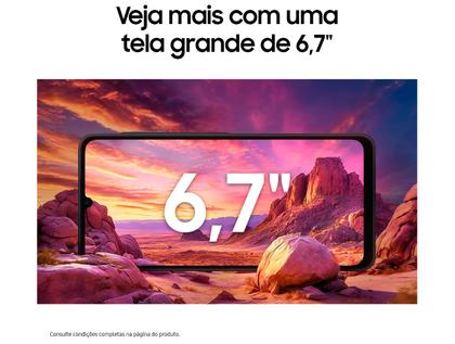 Imagem de Smartphone Samsung Galaxy A06 5G 128GB 4GB RAM Cinza Câm. 50MP + Selfie 8MP