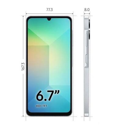 Imagem de Smartphone Samsung Galaxy A06 6.7" 128GB 4GB Câmera Dupla Octa Core
