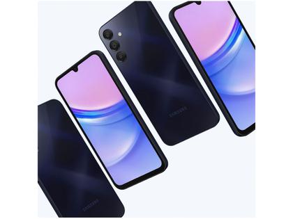 Imagem de Smartphone Samsung Galaxy A15 6,5" 128GB Azul Escuro 4G 4GB RAM Câm. Tripla 50MP + Selfie 13MP 5000mAh Dual Chip