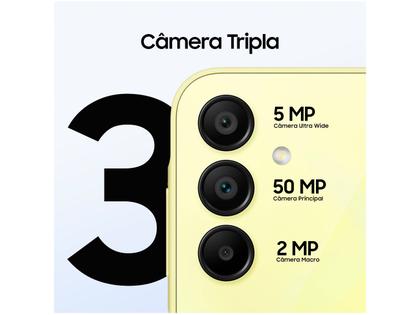 Imagem de Smartphone Samsung Galaxy A15 6,5" 256GB Verde Claro 4G 8GB RAM Câm. Tripla 50MP + Selfie 13MP 5000mAh Dual Chip