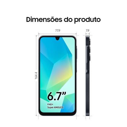 Imagem de Smartphone Samsung Galaxy A16 5G 256GB + 8GB de RAM Tela 6.7 FHD+ Super AMOLED Câmera de 50MP - Azul Escuro