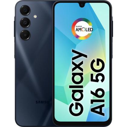 Imagem de Smartphone Samsung Galaxy A16 5G 256GB + 8GB de RAM Tela 6.7 FHD+ Super AMOLED Câmera de 50MP - Azul Escuro