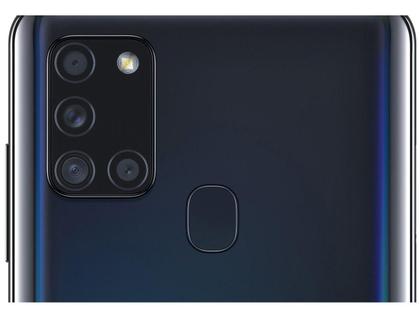 Smartphone Samsung Galaxy A21s 64GB Preto 4G - 4GB RAM 6,5” Câm