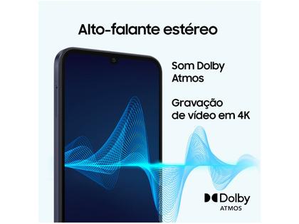 Imagem de Smartphone Samsung Galaxy A25 6,5" 256GB Azul 5G 8GB RAM  Câm Tripla 50MP + Selfie 13MP Bateria 5000mAh Dual Chip