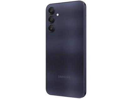 Smartphone Samsung Galaxy A25 6,5" 256GB Azul Escuro 5G 8GB RAM Câm Tripla 50MP + Selfie 13MP Bateria 5000mAh Dual Chip Imagem de Smartphone Samsung Galaxy A25 6,5" 256GB Azul Escuro 5G 8GB RAM Câm Tripla 50MP + Selfie 13MP Bateria 5000mAh Dual Chip