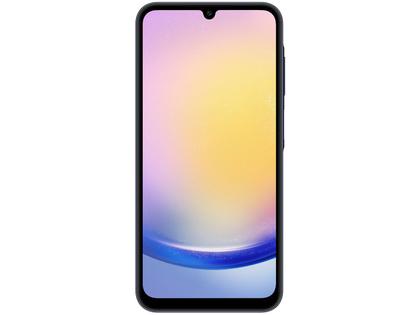 Smartphone Samsung Galaxy A25 6,5" 256GB Azul Escuro 5G 8GB RAM Câm Tripla 50MP + Selfie 13MP Bateria 5000mAh Dual Chip Imagem de Smartphone Samsung Galaxy A25 6,5" 256GB Azul Escuro 5G 8GB RAM Câm Tripla 50MP + Selfie 13MP Bateria 5000mAh Dual Chip