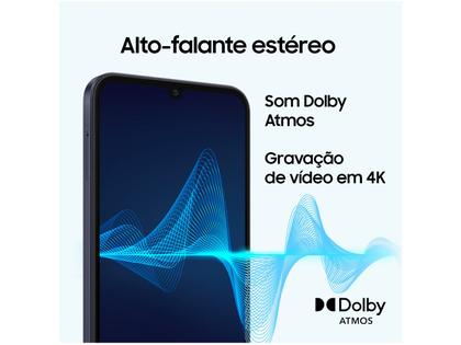 Smartphone Samsung Galaxy A25 6,5" 256GB Azul Escuro 5G 8GB RAM Câm Tripla 50MP + Selfie 13MP Bateria 5000mAh Dual Chip Imagem de Smartphone Samsung Galaxy A25 6,5" 256GB Azul Escuro 5G 8GB RAM Câm Tripla 50MP + Selfie 13MP Bateria 5000mAh Dual Chip