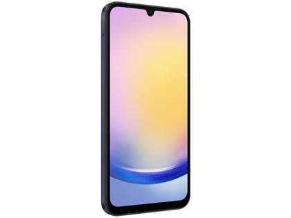Smartphone Samsung Galaxy A25 6,5" 256GB Azul Escuro 5G 8GB RAM Câm Tripla 50MP + Selfie 13MP Bateria 5000mAh Dual Chip Imagem de Smartphone Samsung Galaxy A25 6,5" 256GB Azul Escuro 5G 8GB RAM Câm Tripla 50MP + Selfie 13MP Bateria 5000mAh Dual Chip