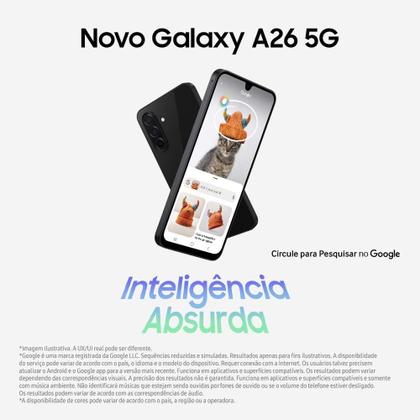 Imagem de Smartphone Samsung Galaxy A26 5G 256GB 8GB 6,7" Preto