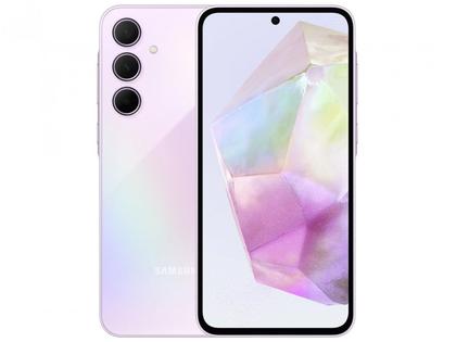 Imagem de Smartphone Samsung Galaxy A35 128GB Rosa 5G 6GB RAM 6,6" Câm. Tripla + Selfie 13MP Dual Chip